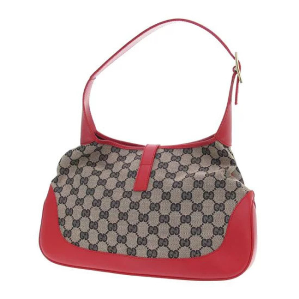 Gucci Jackie Hobo bag signature GG canvas red - Picture 2 of 9